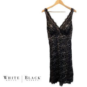 White House Black Market Lace Dress | Size 12/14 | Perfect for the Holidays!